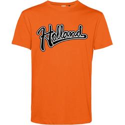 T-shirt Holland Tekst | Oranje Shirt | Koningsdag Kleding | Oranje | maat S